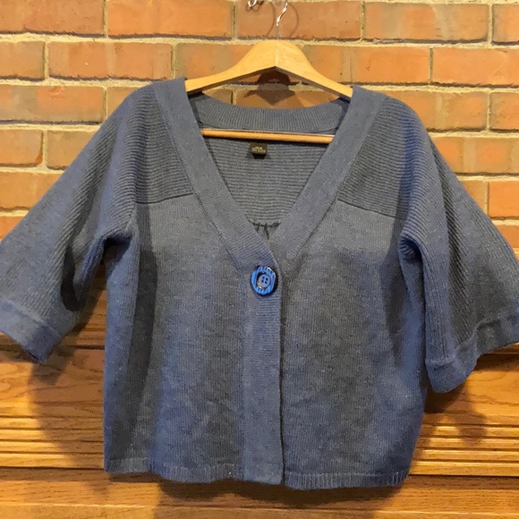 EUC Sz 14/16 Lane Bryant blue sweater - Picture 1 of 3